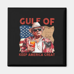 Golf von Amerika - Patriotische Amerikas Fahne des Magnet