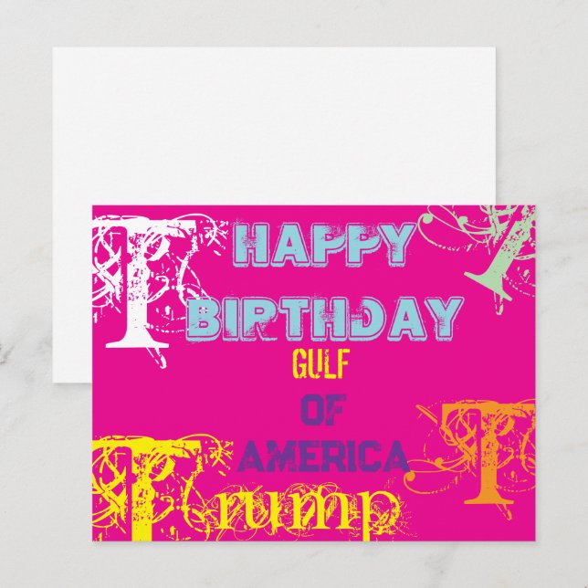 GOLF VON AMERIKA POSTKARTE (Vorne/Hinten)