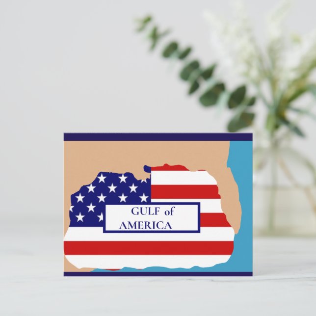 GOLF VON AMERIKA POSTKARTE (Stehend Vorderseite)