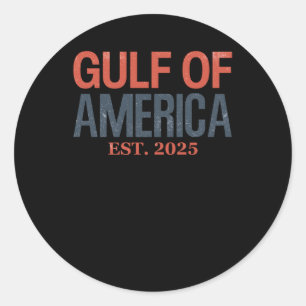 Golf von Amerika seit 2025 Runder Aufkleber