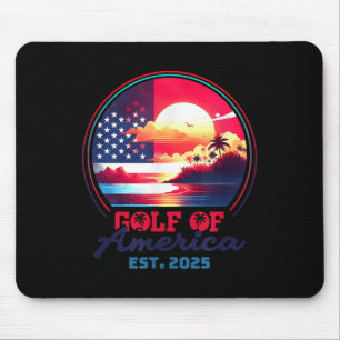 Golf von Amerika Shirt Est 2025 Retro Vintag B Mousepad