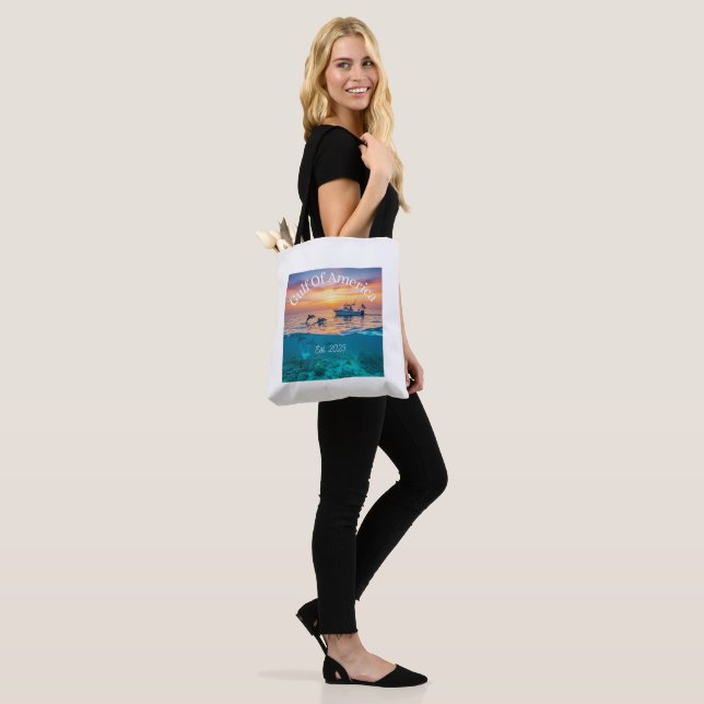 Golf von Amerika Tote Tasche - Beachtasche (Am Model)