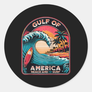 Golf von Amerika Trump 2025 Raglan Baseball T-Shir Runder Aufkleber
