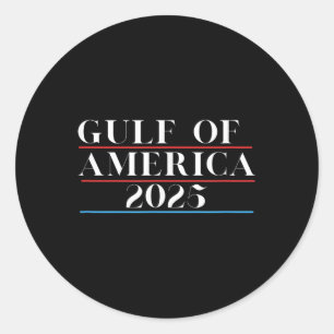 Golf von Amerika Trump 2025 Runder Aufkleber
