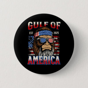 Golf von Amerika Trump Funny Bigfoot Mexico Pat Button