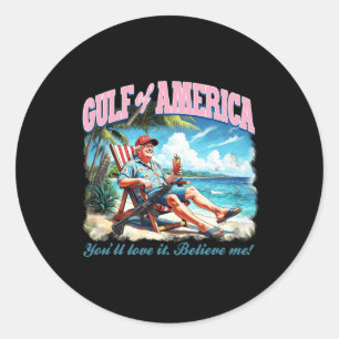 Golf von Amerika Trump Sie werden Liebe, dass Sie Runder Aufkleber