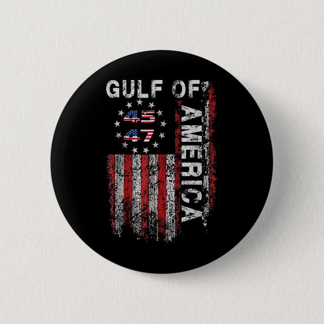 Golf von Amerika Trump vom Patrio begrüßt Button (Vorderseite)