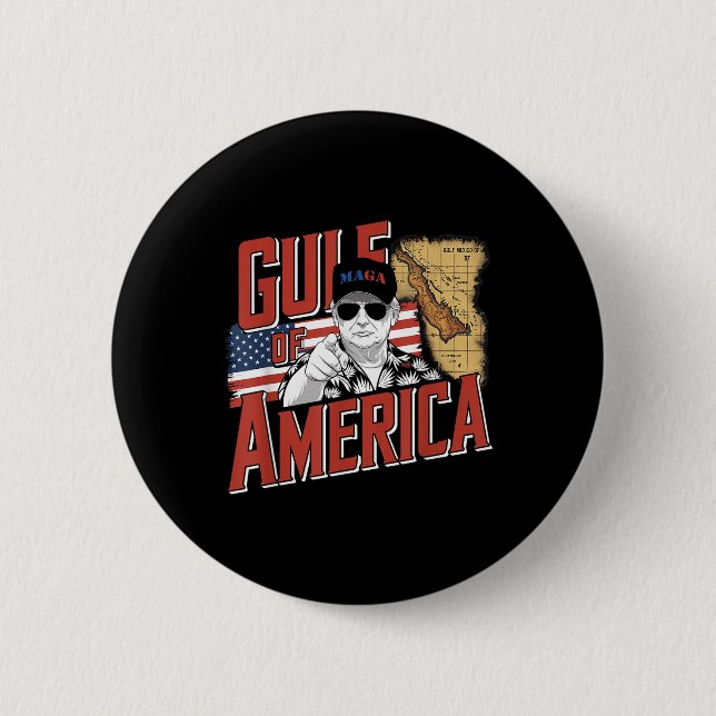 Golf von Amerika Trump vom Patrio begrüßt Button (Vorderseite)