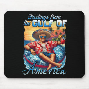 Golf von Amerika Trump vom Patrio begrüßt Mousepad