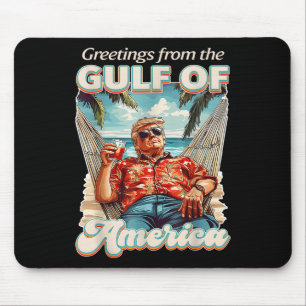 Golf von Amerika Trump vom Patrio begrüßt Mousepad