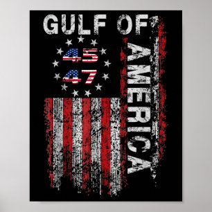 Golf von Amerika Trump vom Patrio begrüßt Poster