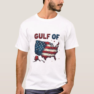Golf von Amerika USA Karte Trump USA Golf von Mexi T-Shirt