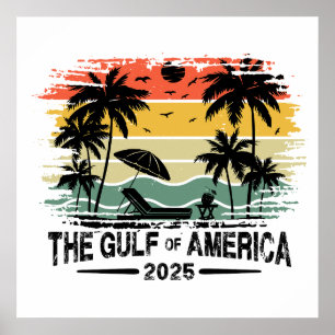 Golf von Amerika Vintages patriotisches amerikanis Poster
