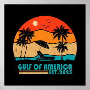 Golf von Amerika Vintages patriotisches amerikanis Poster
