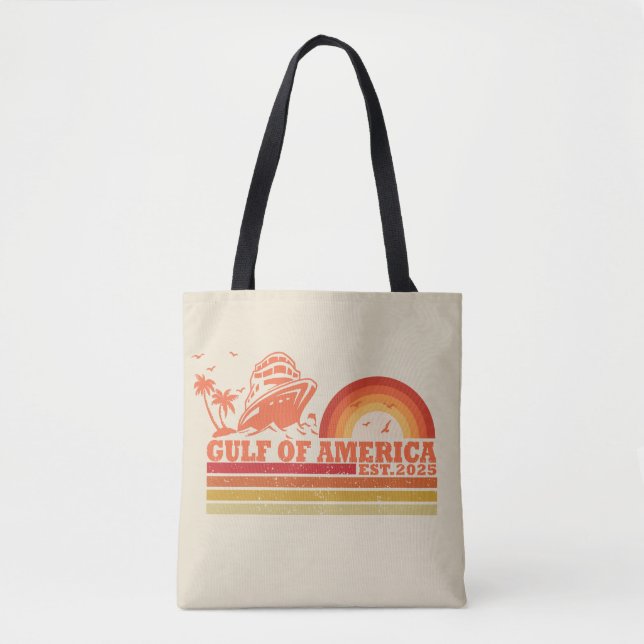 Golf von Amerika Vintages patriotisches amerikanis Tasche (Vorderseite)