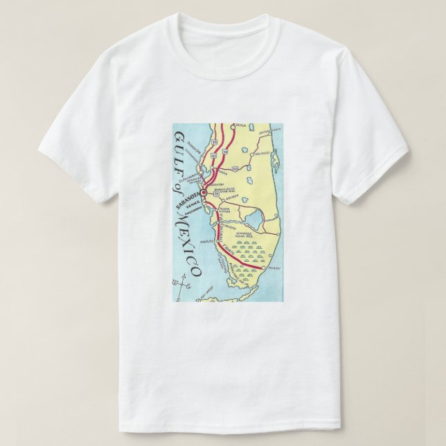 Golf von Florida T-Shirt (Design vorne)