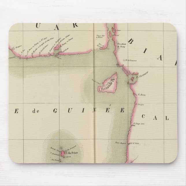 Golf von Guinea 36 Mousepad (Vorne)