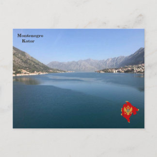 Golf von Kotor, Montenegro Postkarte