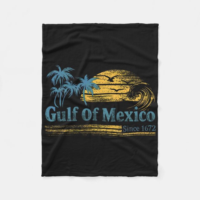 Golf von Mexiko 6 Fleecedecke (Vorderseite)