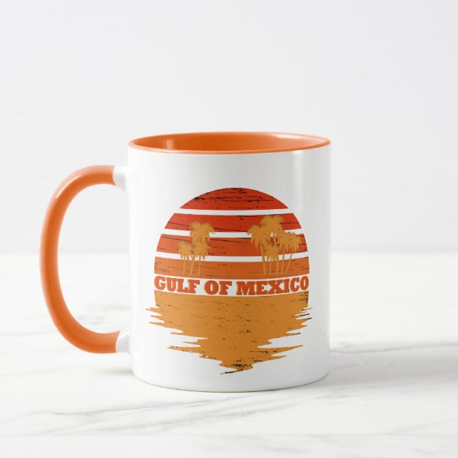 Golf von Mexiko bleibe salzig Vintag Tasse (Links)