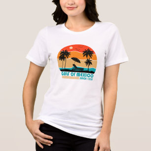 Golf von Mexiko bleibe salzig Vintag Tri-Blend Shirt
