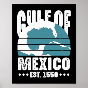 Golf von Mexiko ca. 1550 Poster
