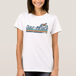Golf von Mexiko Est 1550 Retro Beach Golf von Mexi T-Shirt