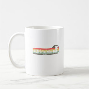 Golf von Mexiko Est 1550 Retro Vintage Strand Kaffeetasse