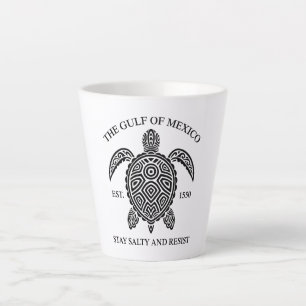 Golf von Mexiko ESTD 1550 Bleibe Salty and Resist Milchtasse