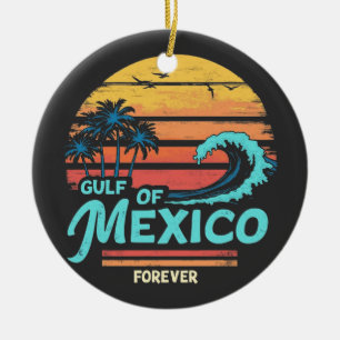 Golf von Mexiko Forever Vintage Strand Mexikanisch Keramik Ornament