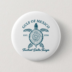 Golf von Mexiko Foxtrots Deltas Tangos Golf von Me Button