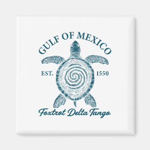 Golf von Mexiko Foxtrots Deltas Tangos Golf von Me Magnet