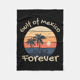 Golf von Mexiko für immer - Anti-Trump Design Tank Fleecedecke
