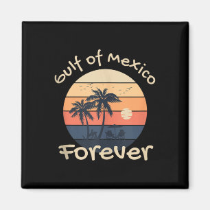 Golf von Mexiko für immer - Anti-Trump Design Tank Magnet