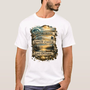 Golf von Mexiko Kennedy Center Lake Ontario Lage T-Shirt