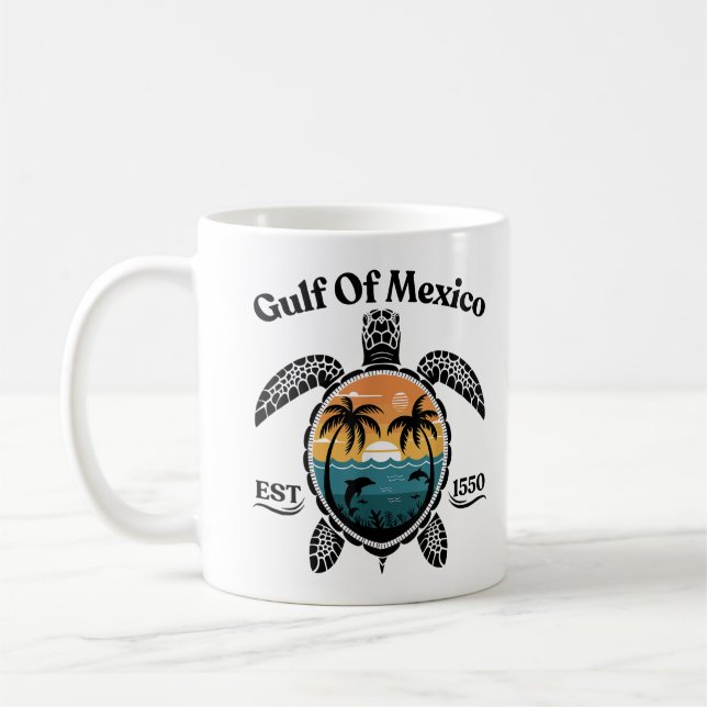 Golf von Mexiko - Schildkröte östlich 1550 Golf vo Kaffeetasse (Links)