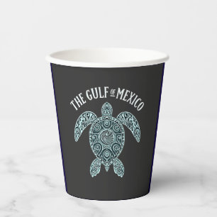 Golf von Mexiko Schildkrötensee Latino Pappbecher