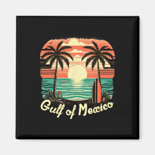 Golf von Mexiko seit 1672 Vintage Strand Sommerfer Magnet
