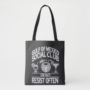 Golf von Mexiko Social Club Bleibt Salzig Widerste Tasche