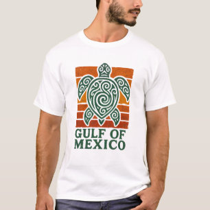 Golf von Mexiko Vibes   Meeresschildkröte T-Shirt