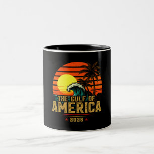 Golf von USA Amerika Est 2025 Retro Vintag Zweifarbige Tasse