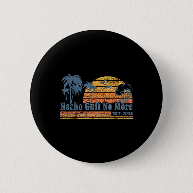Golf von USA Est. 2025  Button (Vorderseite)