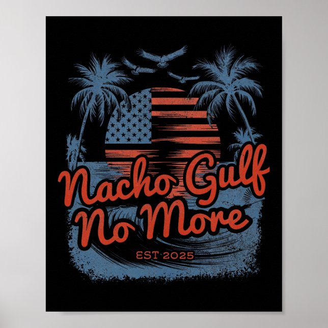 Golf von USA Est 2025  Poster (Vorne)