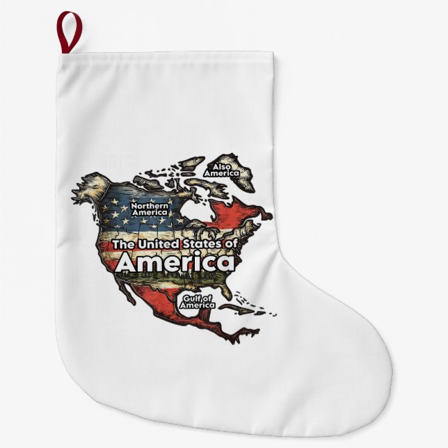 Golf von USA Großer Weihnachtsstrumpf (Vorderseite)
