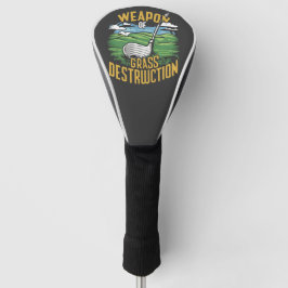 Golf-Waffe der Grasvernichtungskunst Golf Headcover