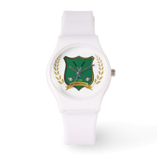 GOLF Wappen mit Laurel Wreath Sporty Womens Armbanduhr
