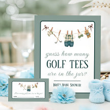 Golf Wäscheleine, Neu im Club Baby Shower