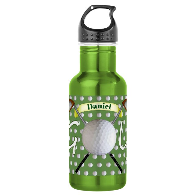 Golf-Wasser-Flasche Edelstahlflasche (Vorderseite)