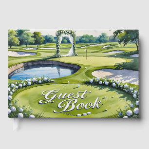 Golf Wedding Themed Gästebuch