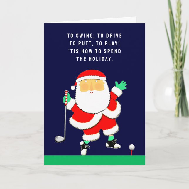 Golf Weihnachten (Vorderseite)